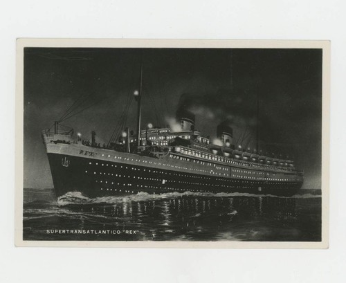 Transatlantico rex nave italia - nave,