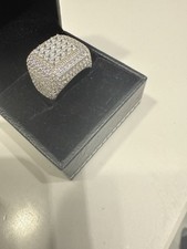 Anello uomo con diamanti