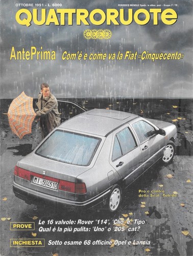 Rivista auto quattroruote 432 - auto,