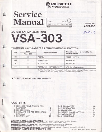 Manuale servizio per - servizio,