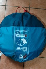 Tenda campeggio quechua 2 seconds blu pari al nuovo, usata due volte