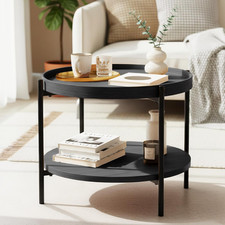 Tavolino Rotondo in Legno