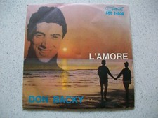 Don backy amore - backy, /