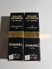 CHANEL Rouge Extreme Lip Rouge Lipstick 26 Choc Rouge + 30 Troublant