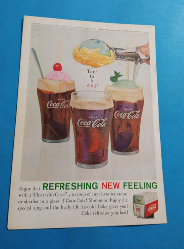 Pubblicita 1961 refreshing - 1961,