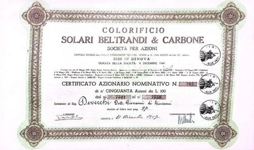 Genova 1947 colorificio - genova,