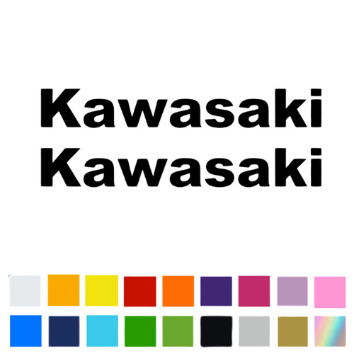 Adesivo per kawasaki - 2x,