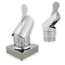 FUMAIOLO GIREVOLE COMIGNOLO PER CANNA FUMARIA ATTACCO TONDO E QUADRO ZINCATO