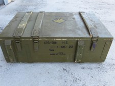  CASSA IN LEGNO BAULE MILITARE