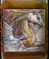 PEGASUS HORSE PAINTED FRESCO
