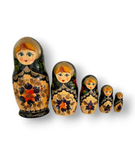 Matrioska 5 Bambole in Legno