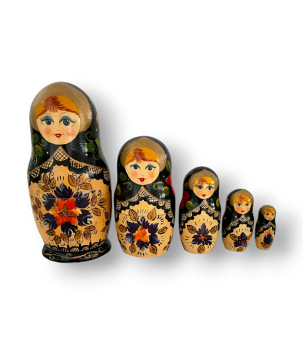 Matrioska bambole legno - matrioska, 5