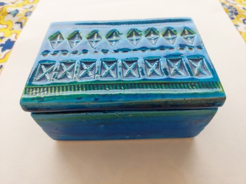 Scatola ceramica rimini blu - rimini,