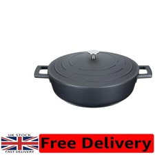 Casseruola bassa nera