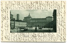 1916 torino pzza castello - 1916, tram