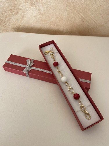 Bracciale con pietre - bracciale, vere