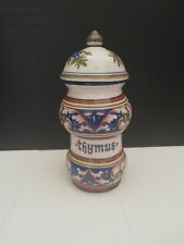 VASO ERBORISTERIA THIMUS TOGNANA 12 CM. PORCELLANA ART COLLECTION VINTAGE 