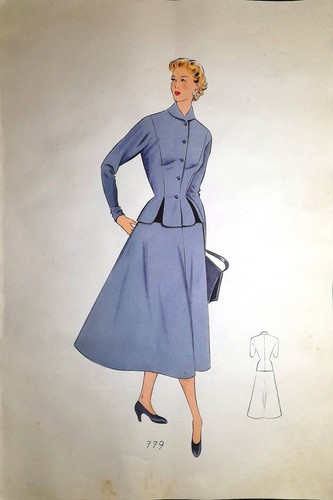 Stampa antica moda femminile - stampa,