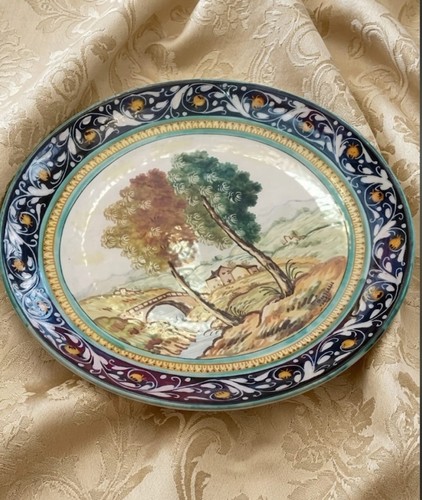 Piatto parata maiolica - piatto,