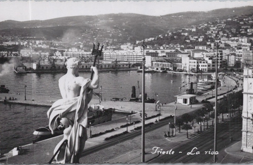 Cartolina trieste friuli - trieste,