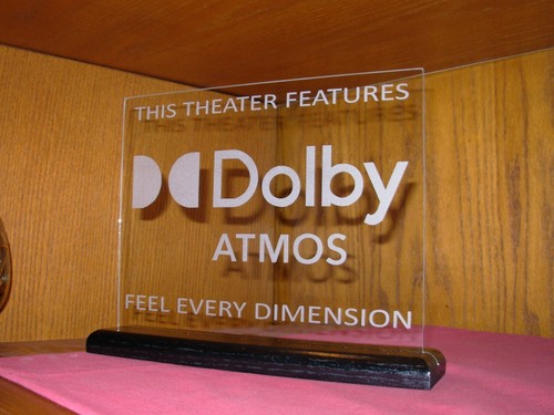 Insegna home theater vetro - insegna,