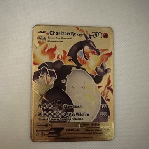 Pokémon gold metal card - gold/metal,