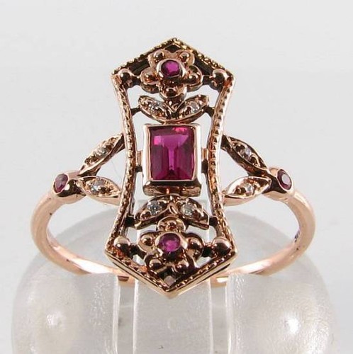 Anello art déco - déco, 9ct