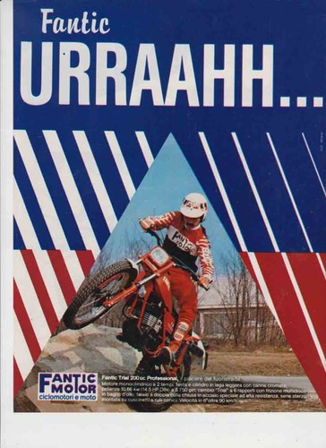 Advertising pubblicità fantic - advertising,
