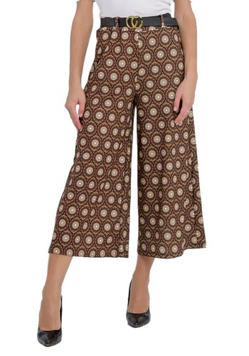 Pantalon palazzo évasé - , court
