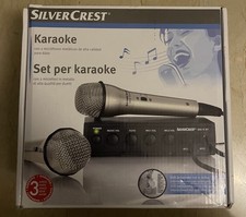 SilverCrest KARAOKE set 2 microfoni - TM210 mai usato