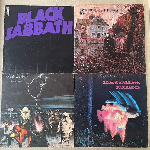 Black sabbath vinyl records - sabbath,