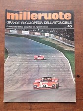 FASCICOLO MILLERUOTE ENCICLOPEDIA DELL'AUTOMOBILE QUATTRORUOTE/DE AGOSTINI 40