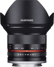 NIB Samyang SY12M-E-BK 12mm