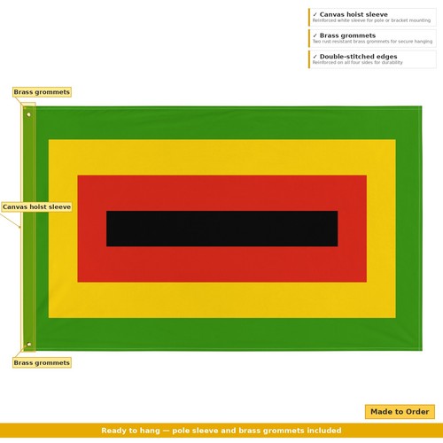 Bandiera zanu 3x5 piedi - bandiera,