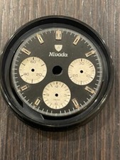 Quadrante Nivada anni '70 per Cronografo , movimento Valjoux 72