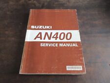 Suzuki AN400 1999-2002 Shop repair service manual manuale di riparazione