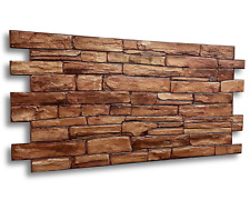 13,8mq/30 Pezzi PIASTRELLE PVC 3D Pannelli Parete Rivestimento Parete PVC Pietra