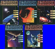 L'UNIVERSO grande enciclopedia dell'astronomia 5 FASCICOLI non completa