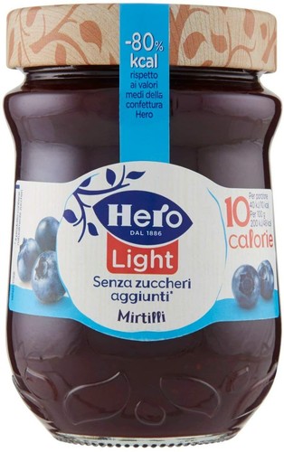 Hero light confettura mirtilli - confettura,
