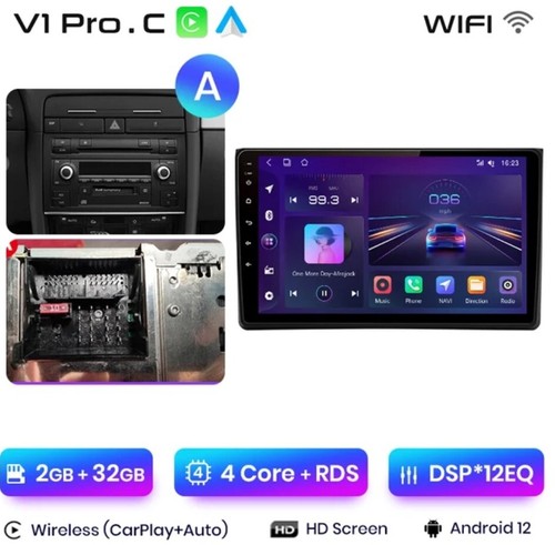 Radio din per audi - 9",