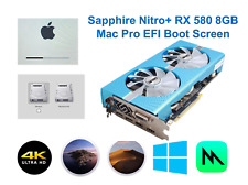 Sapphire Nitro+ SE RX 580 8 GB Mac Pro EFI schermo di avvio metallo 4K Mojave Monterey