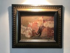 Dipinto Ad Olio Autenticato Da