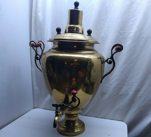Samovar ottone fuso - , caffè