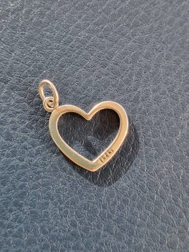 Cuore silhouette argento - silhouette, in