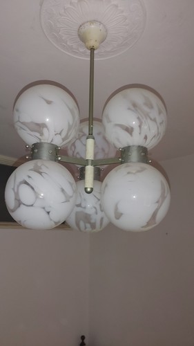 Lampadario anni 80 - lampadario,