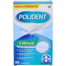 POLIDENT 66 COMPRESSE - PULITORE QUOTIDIANO PER PROTESI - HALEON