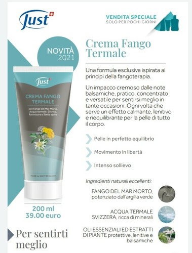 Just crema fango - just, termale
