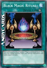 BLACK MAGIC RITUAL • (Rito Magia Oscura) • Comune • YGLD ENC32 • Unl • YUGIOH!