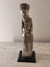  Scultura In Lamina D'argento 925 (30 Gr.), Finemente Decorata 