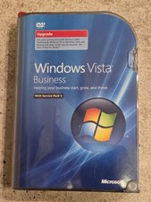 Windows Vista Business 32 bit aggiornamento DVD/Custodia con codice Product Key 